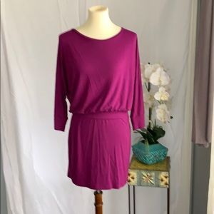 Express casual dress Magenta size medium midi